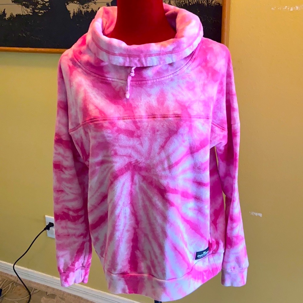 Simply southern tie dye pink sweater size M